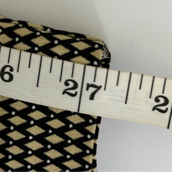 Rafaella sz 8 pant straight leg, pull on Diamond shape design mini print - Picture 7 of 15